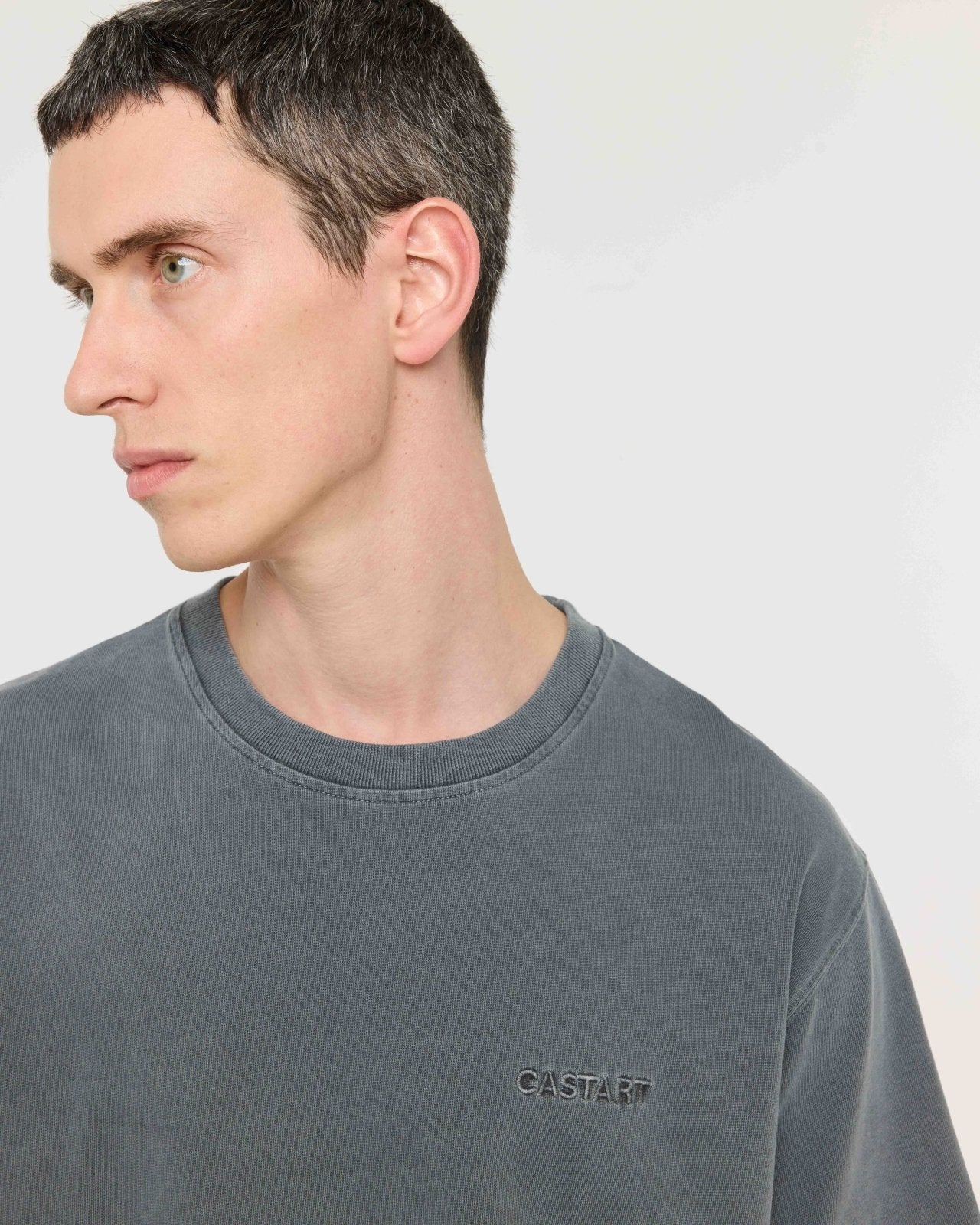 Stonewash Relaxed Tee Washed Black