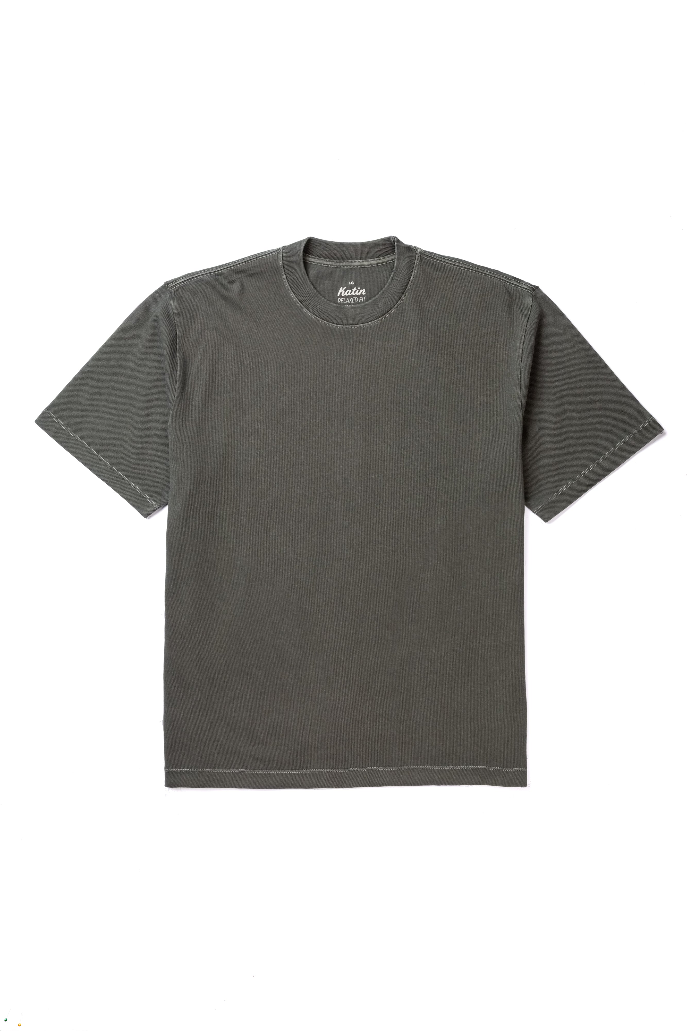 Box Fit Tee Black Vintage Wash