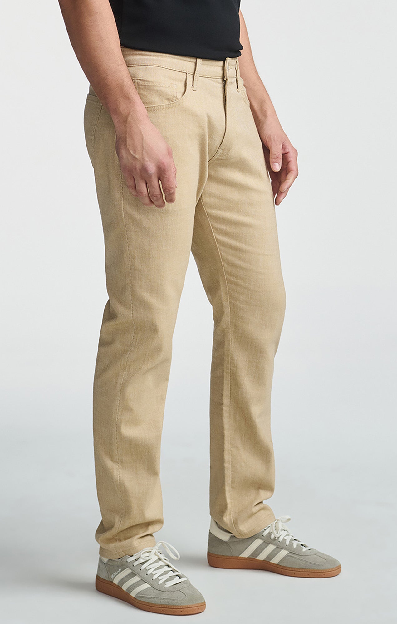 Marcus Linen Slim Straight Pant Beige