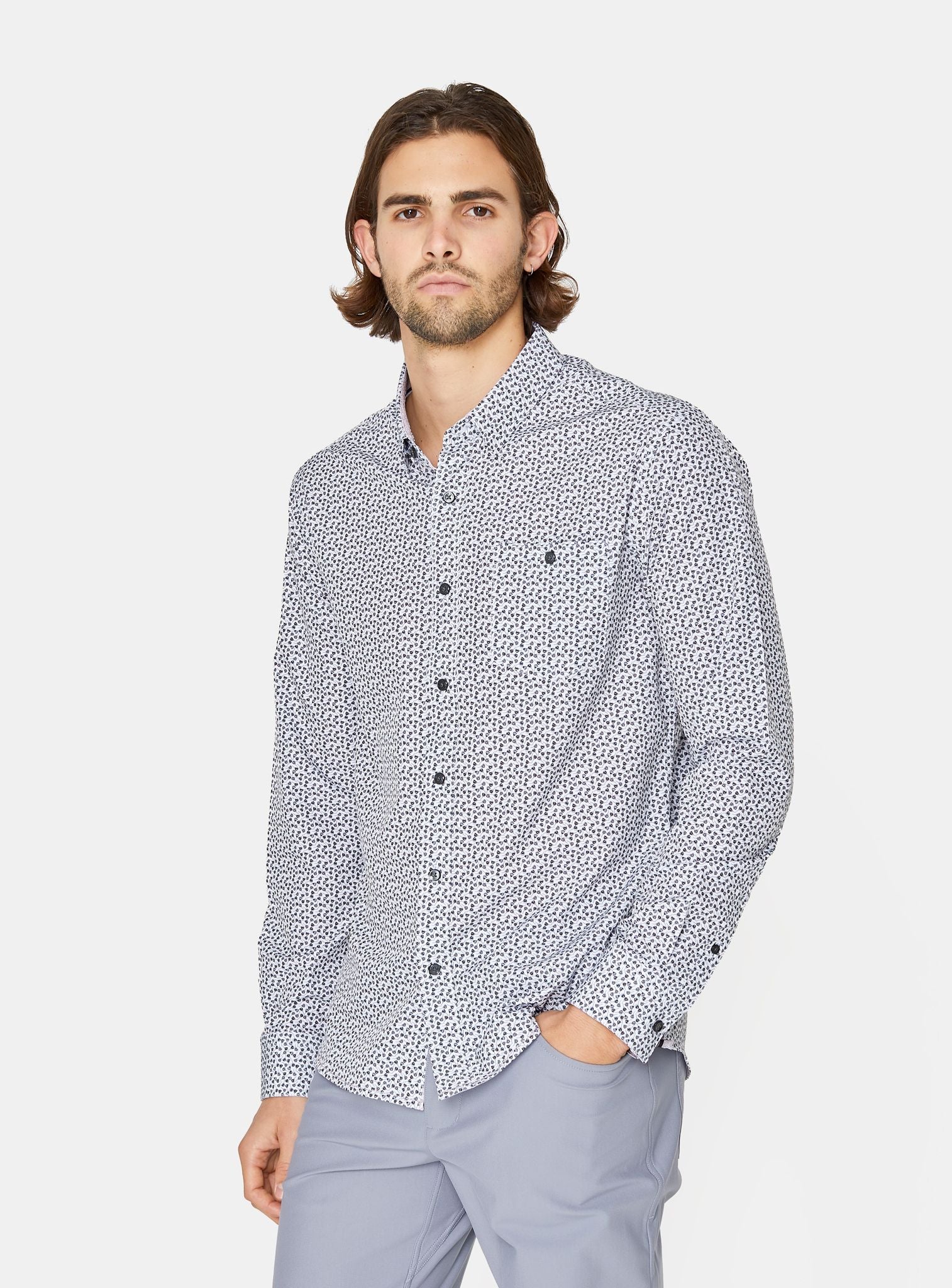 Sunday Best Long Sleeve Shirt White