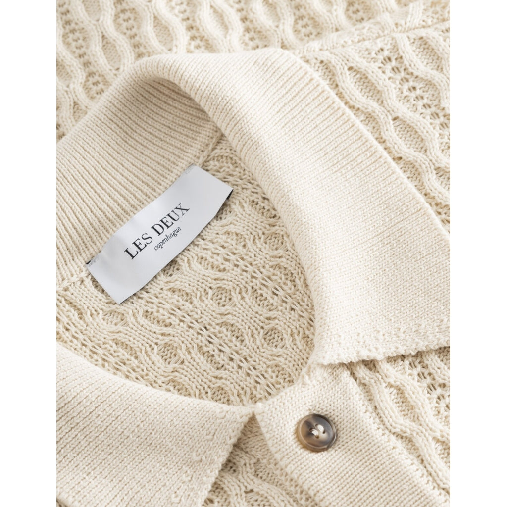 Garrett Knitted Shirt Ivory