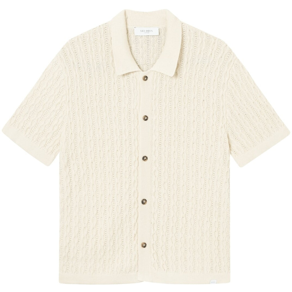 Garrett Knitted Shirt Ivory