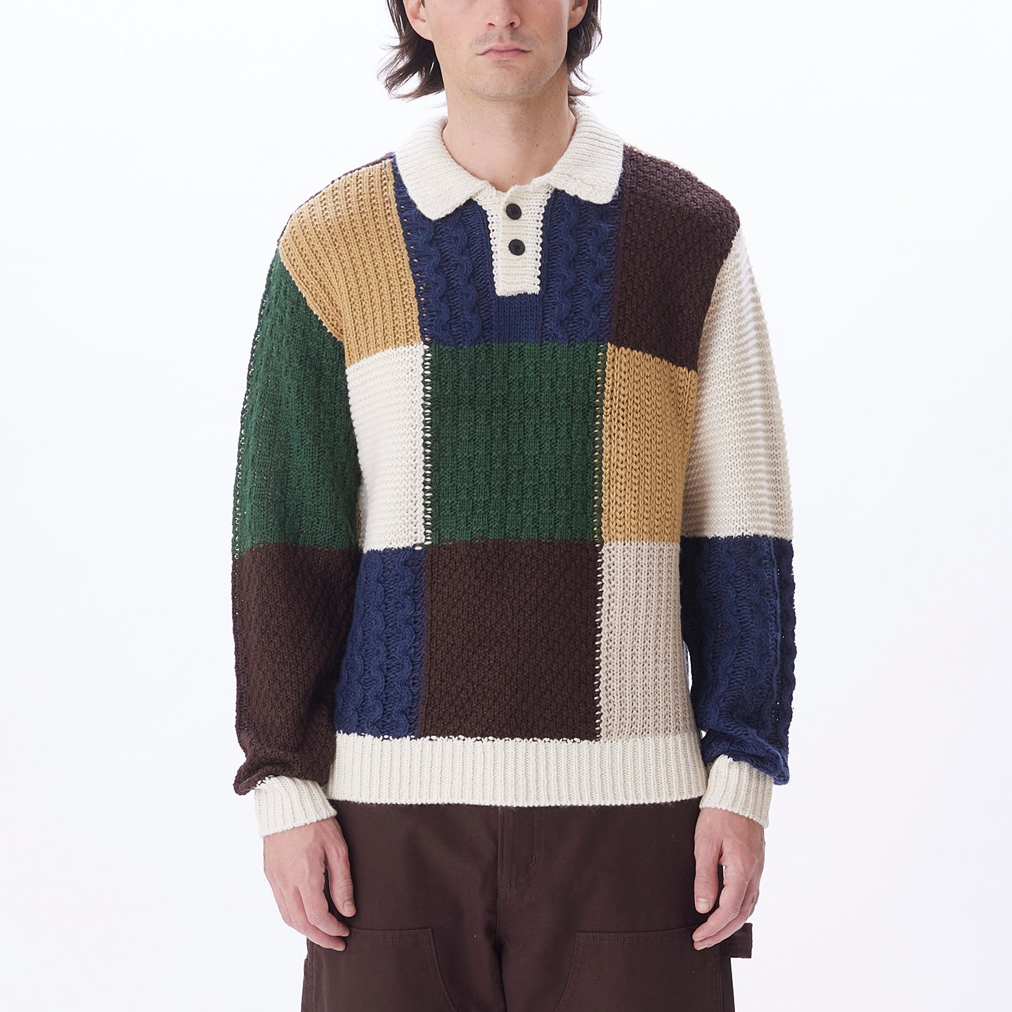 Oliver Patchwork Sweater Patchwork