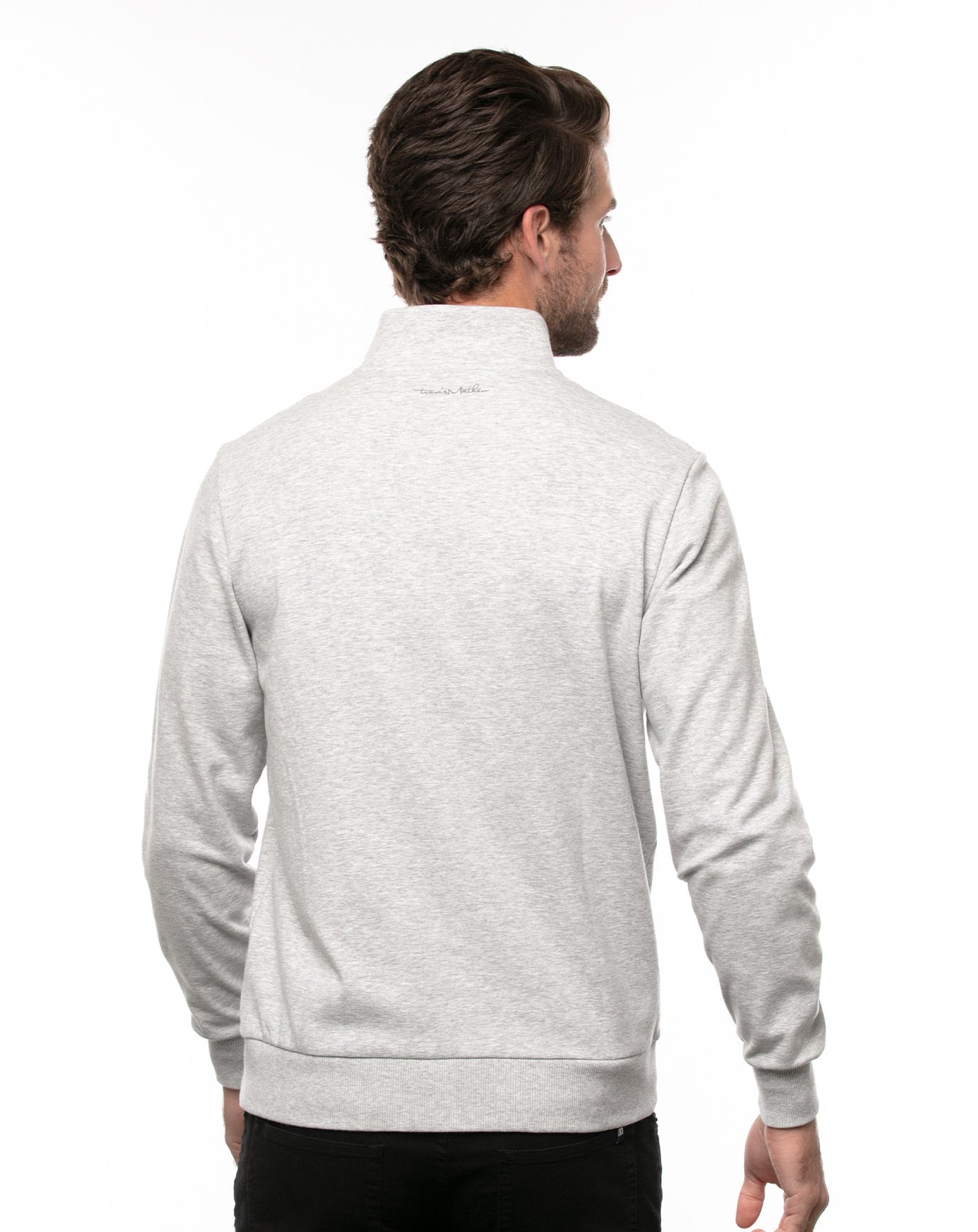 Cloud Quarter Zip 2.0 Heather Light Grey