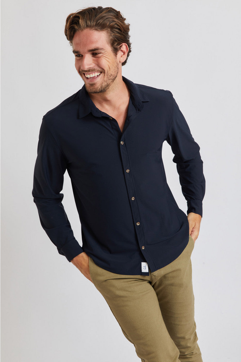 Alain Baiablue Shirt Navy