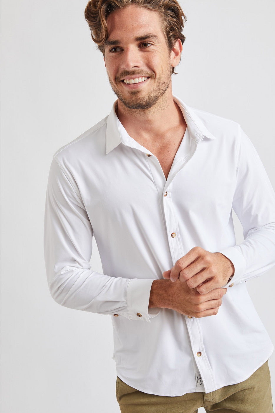 Alain Baiablue Shirt White