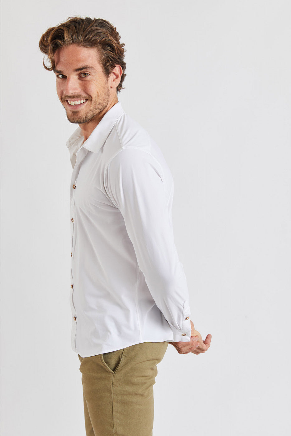 Alain Baiablue Shirt White