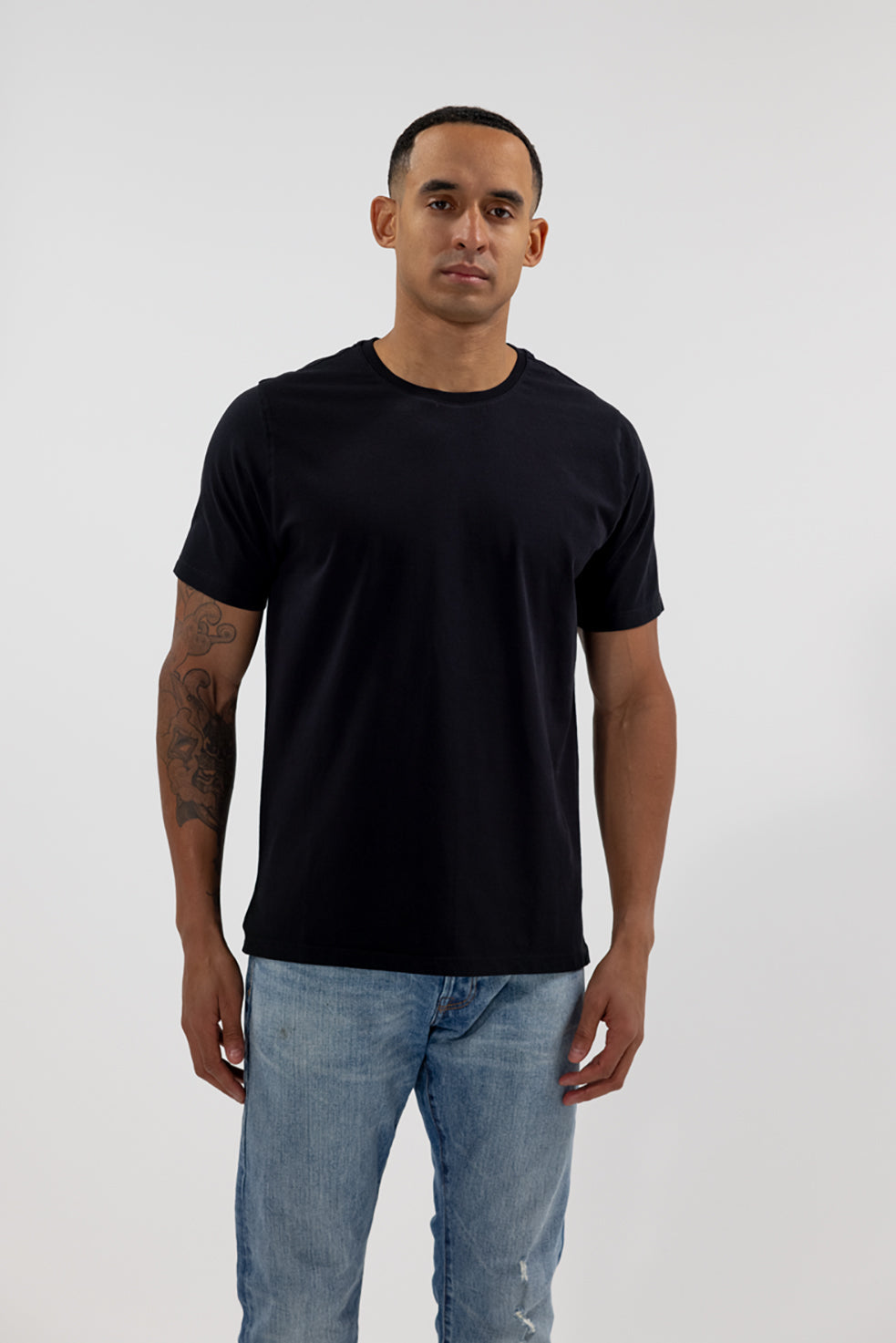Crewneck Short Sleeve T-Shirt Black