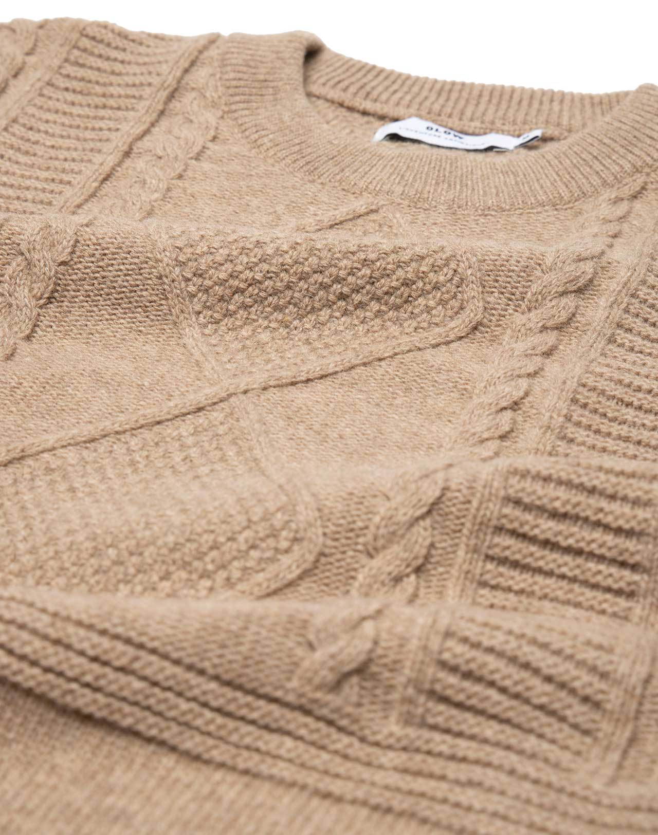 Hudson Crewneck Sweater Chestnut