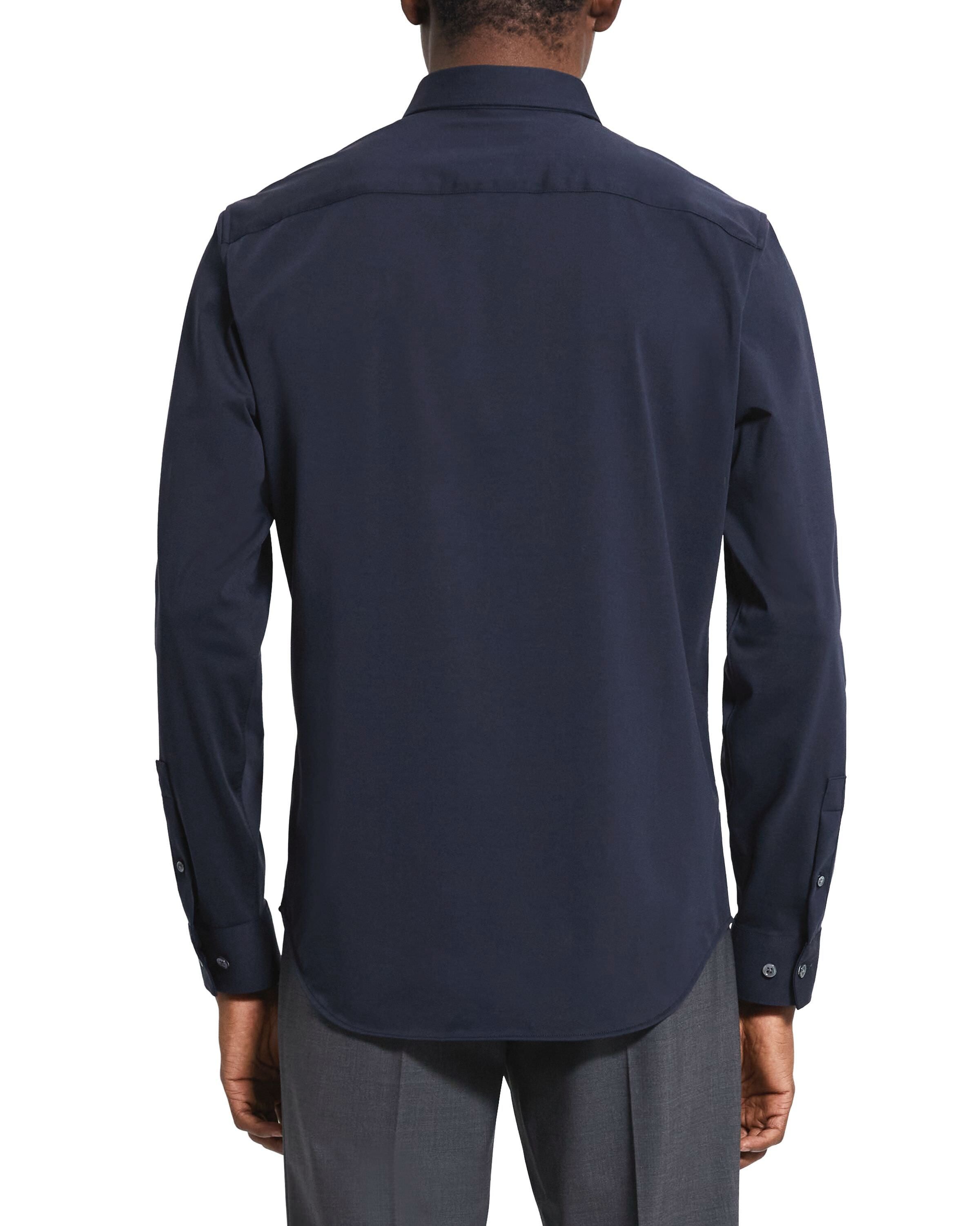 Sylvain Shirt in Structure Knit Eclipse
