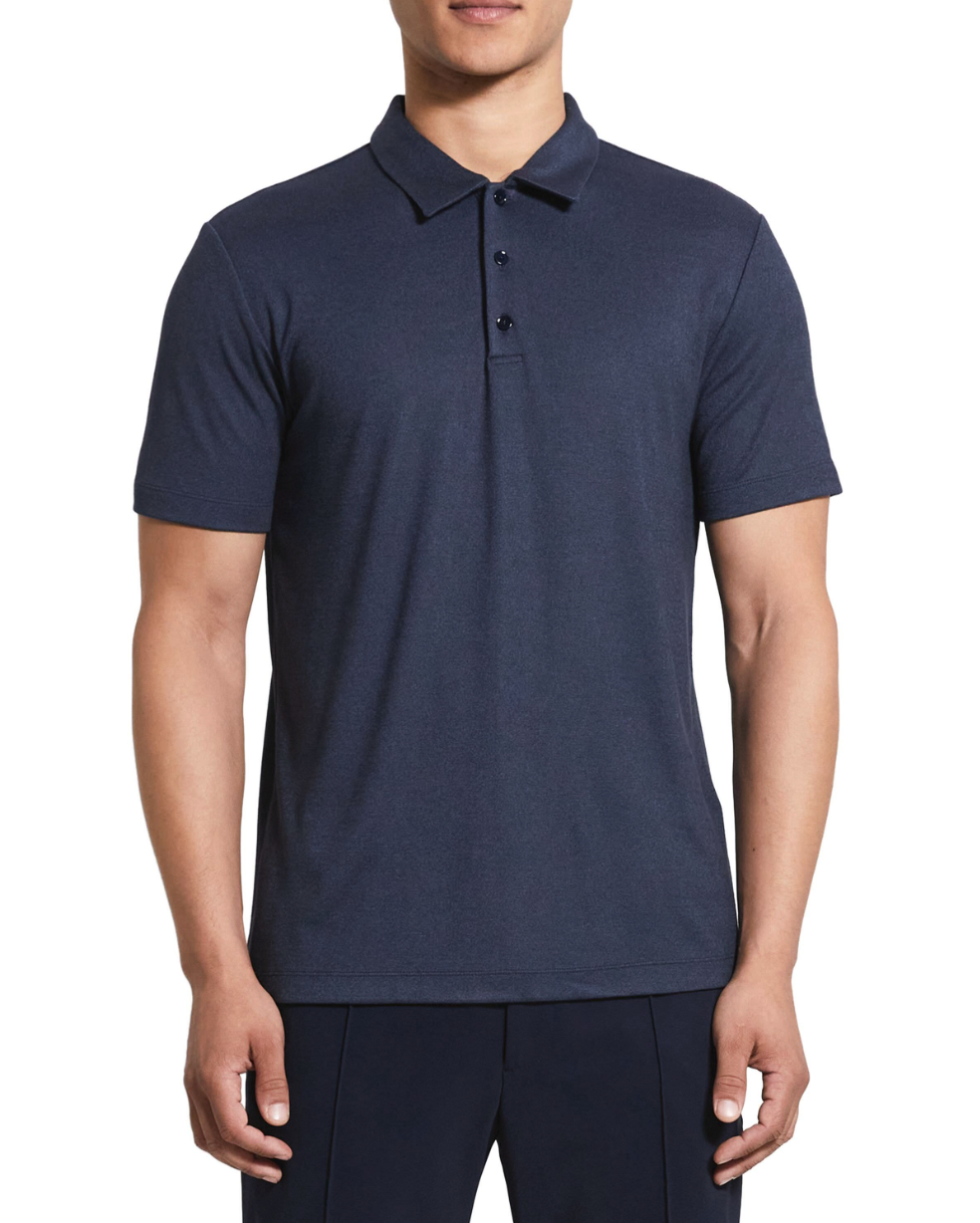 Bron Polo Shirt in Anemone Modal Jersey