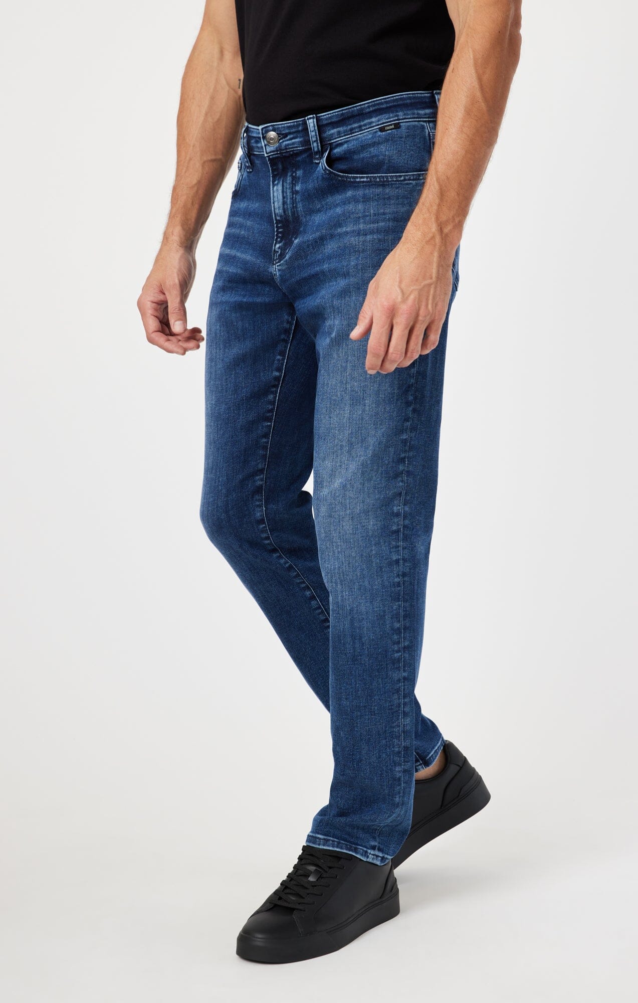 Steve Athletic Fit Jeans Mid Blue Supermove