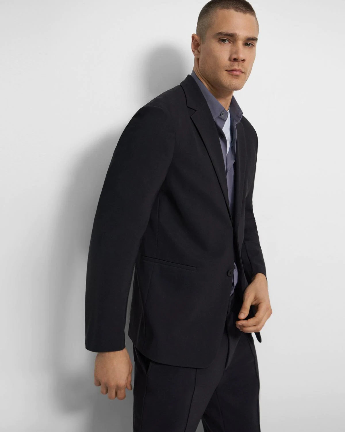 Clinton Blazer in Precision Ponte Black Clinton Blazer in Precision Ponte Black