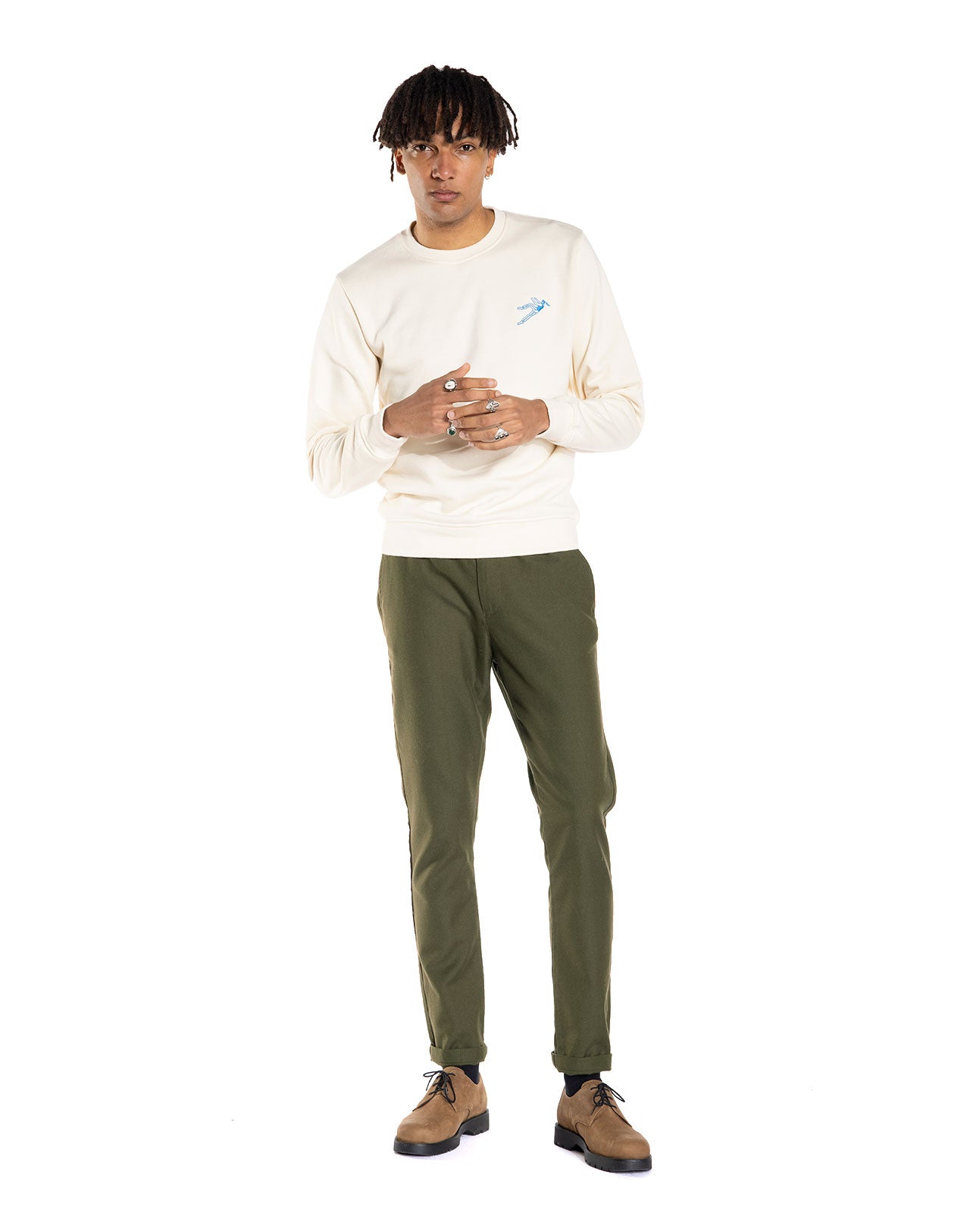 Climb Crewneck Sweatshirt Ivory