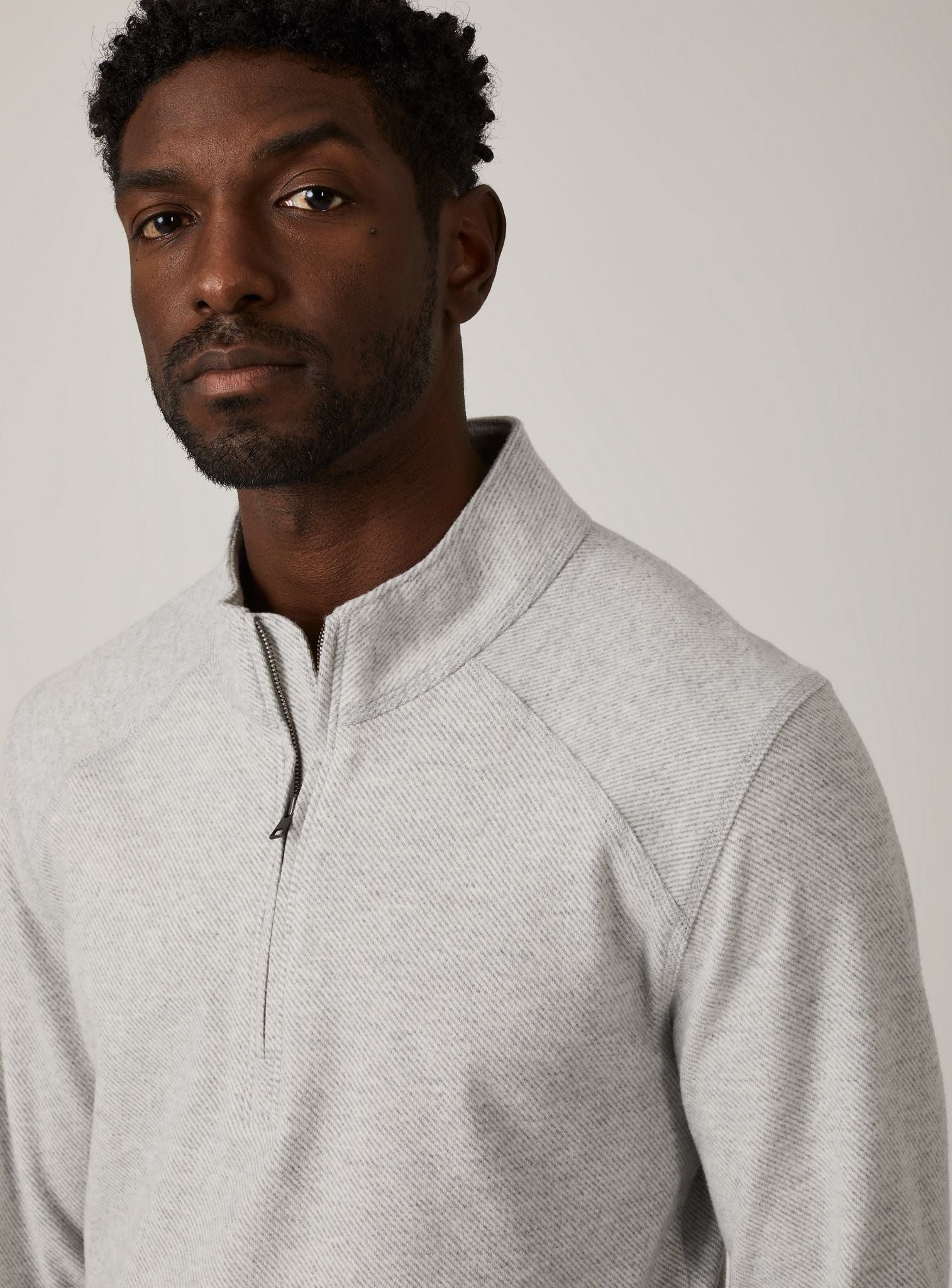 Generation Quarter Zip Pullover Ecru
