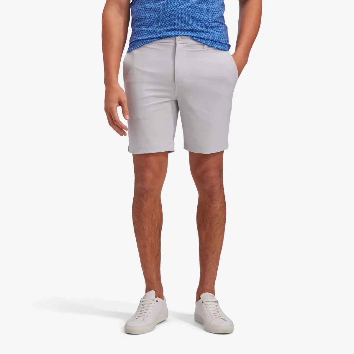 Helmsman Short 8" Light Gray Solid