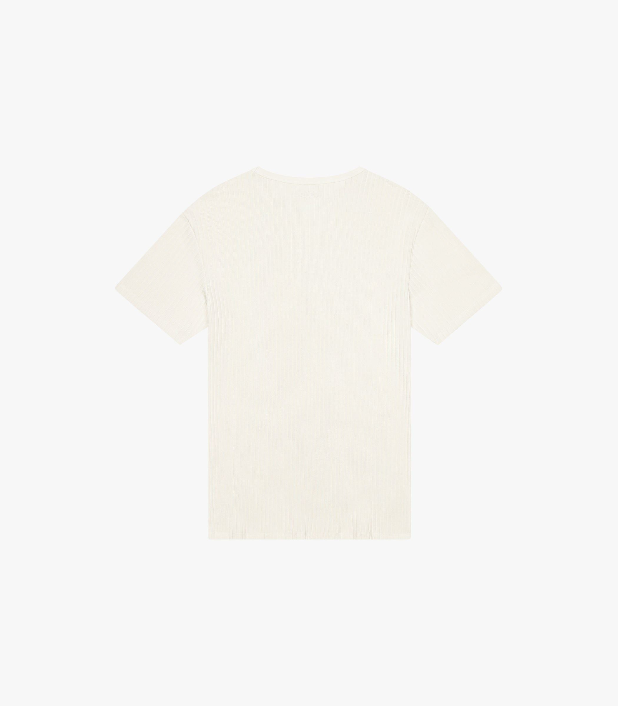Ladder Rib Tee Milk