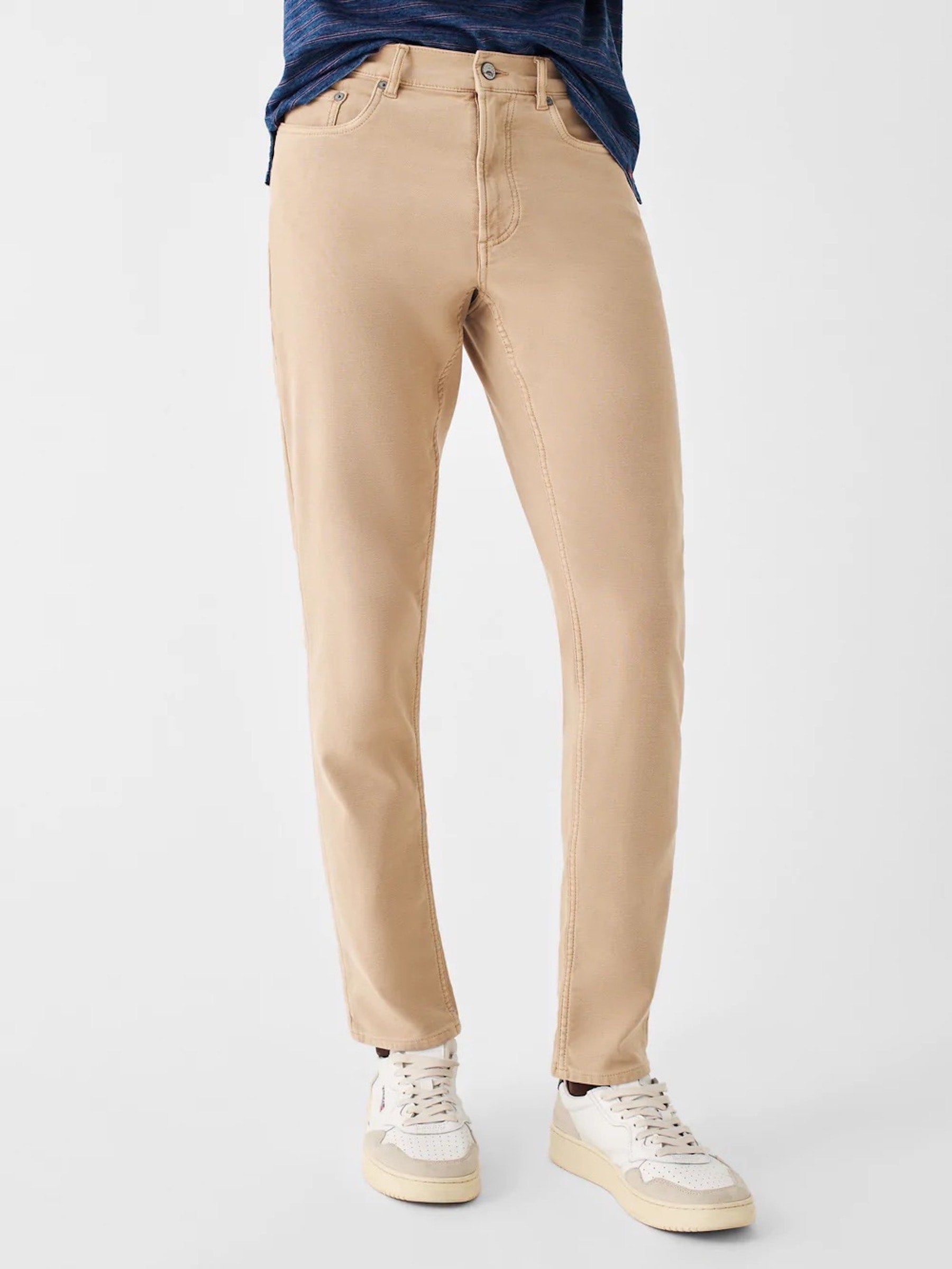 Stretch Terry 5 Pocket Desert Khaki