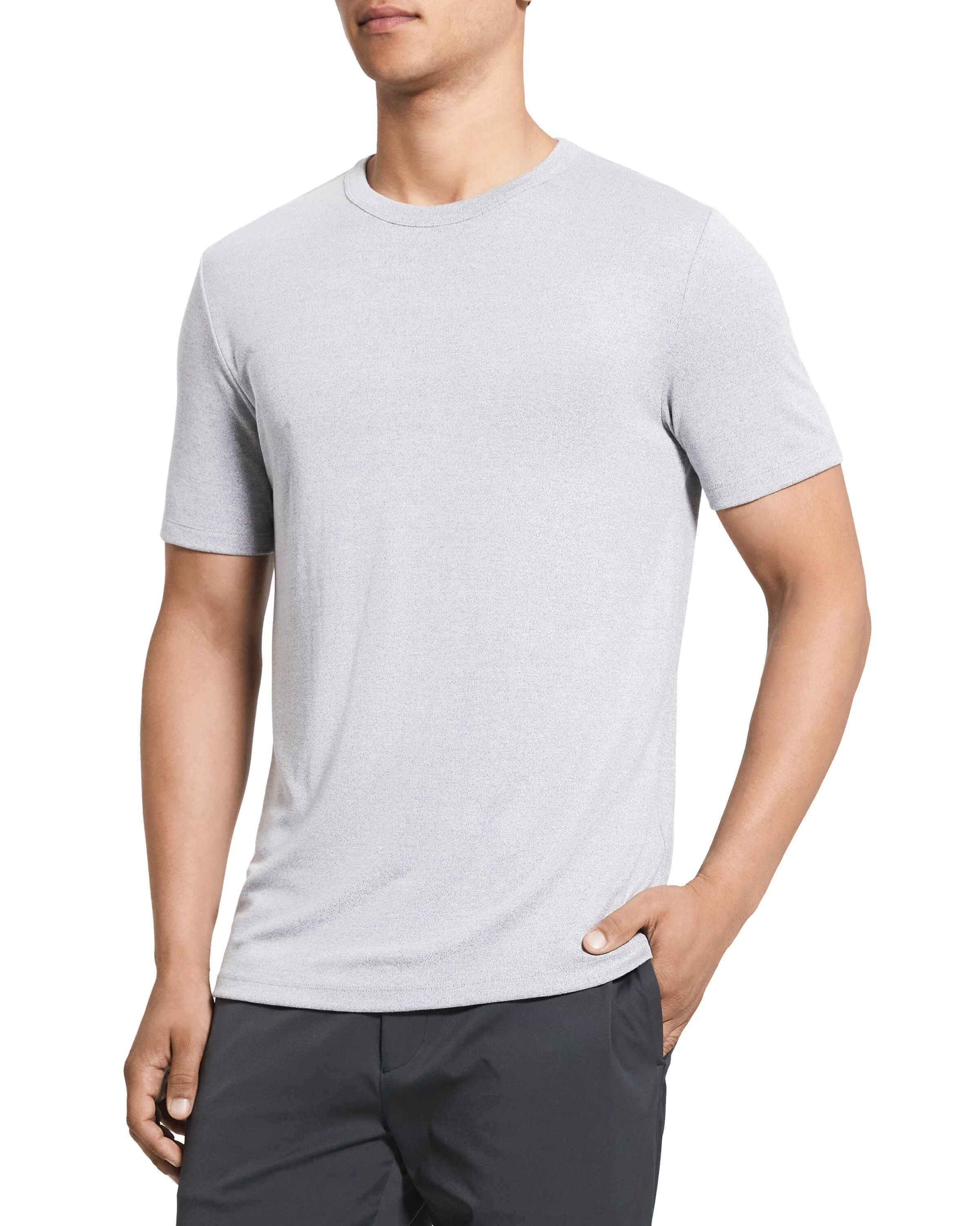 Essential Short Sleeve Tee in Anemone Modal Jersey Grey Multi