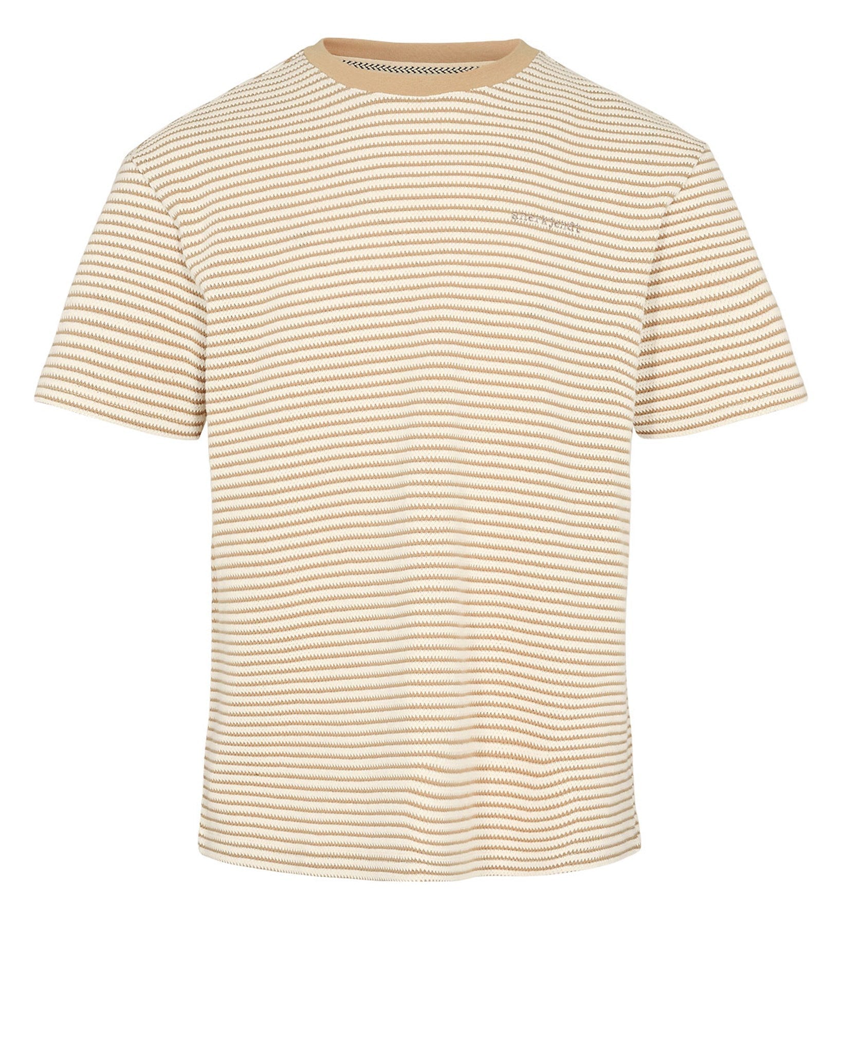 Kikki Short Sleeve Cotton Stripe Tee Incense
