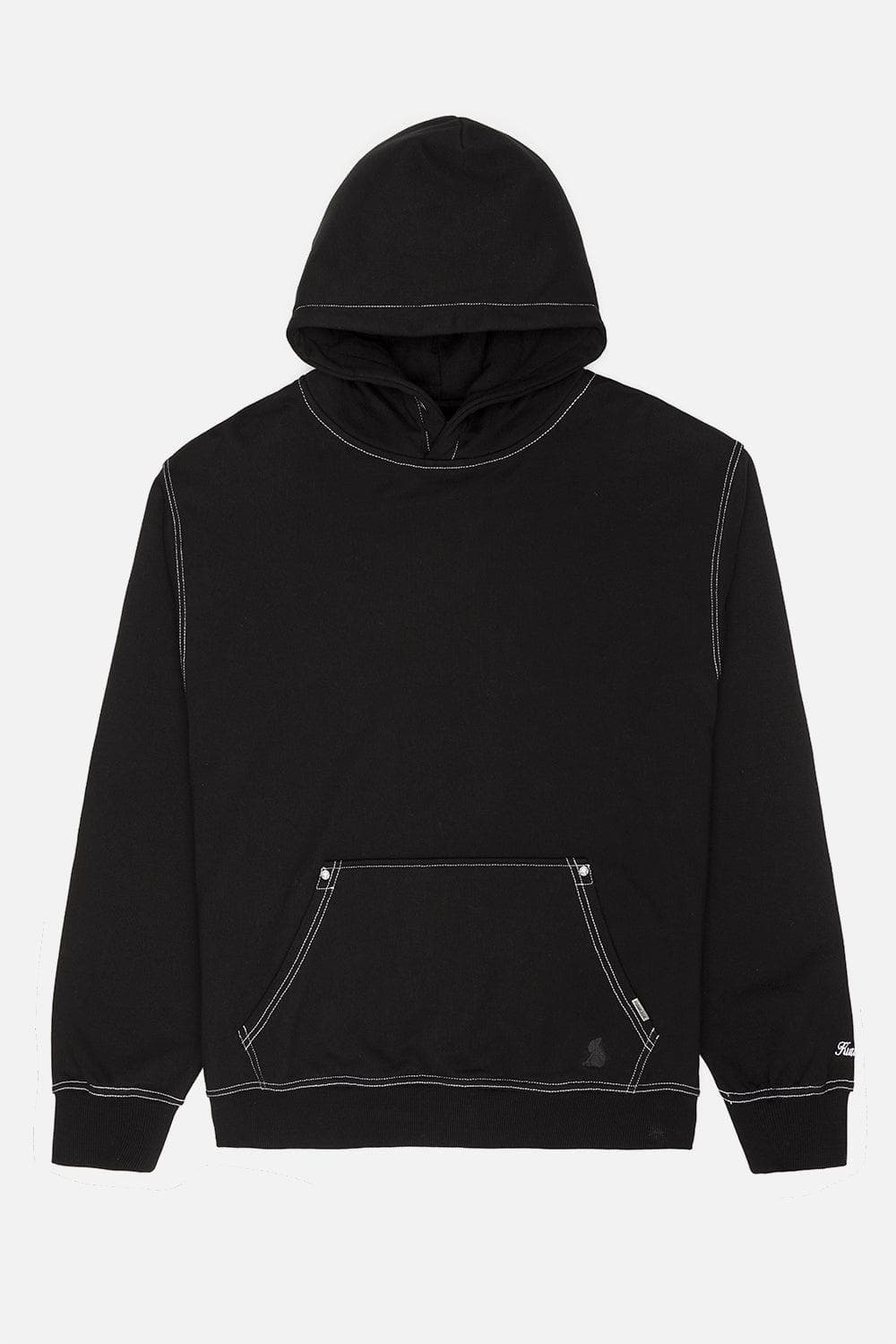 White and black hoodie 2024 jacket