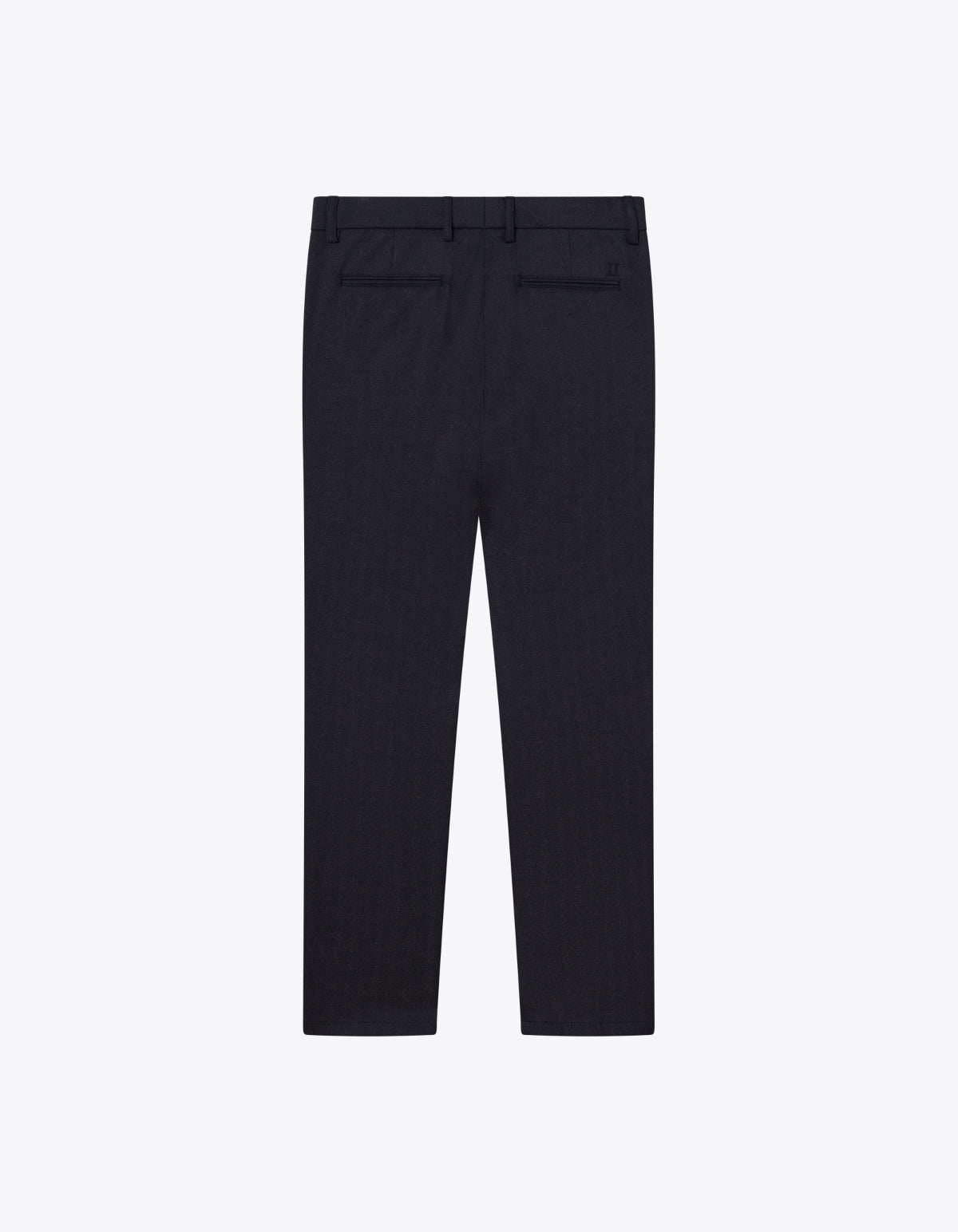 Como Reg Herringbone Suit Pants - Dark Navy