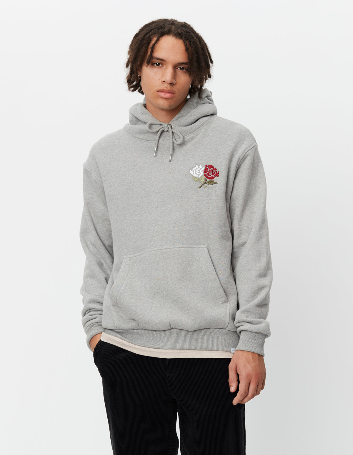 Felipe Hoodie Light Grey Melange