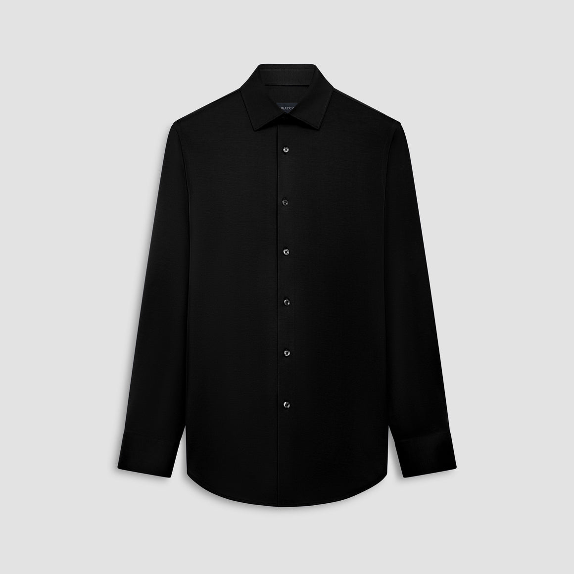 OOOHCotton James Long Sleeve Shirt - Solids Black