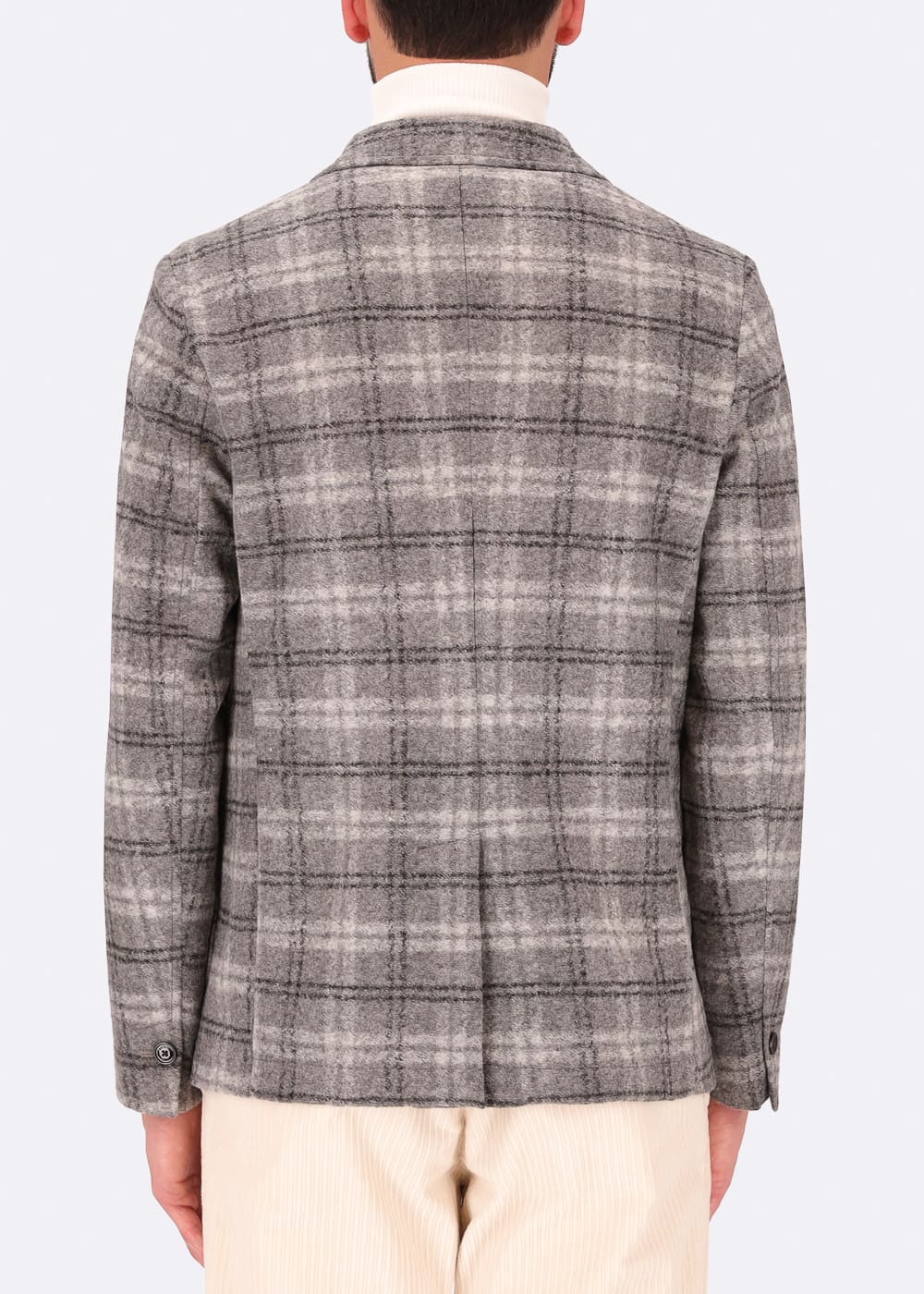 Varv Plaid Knit Blazer