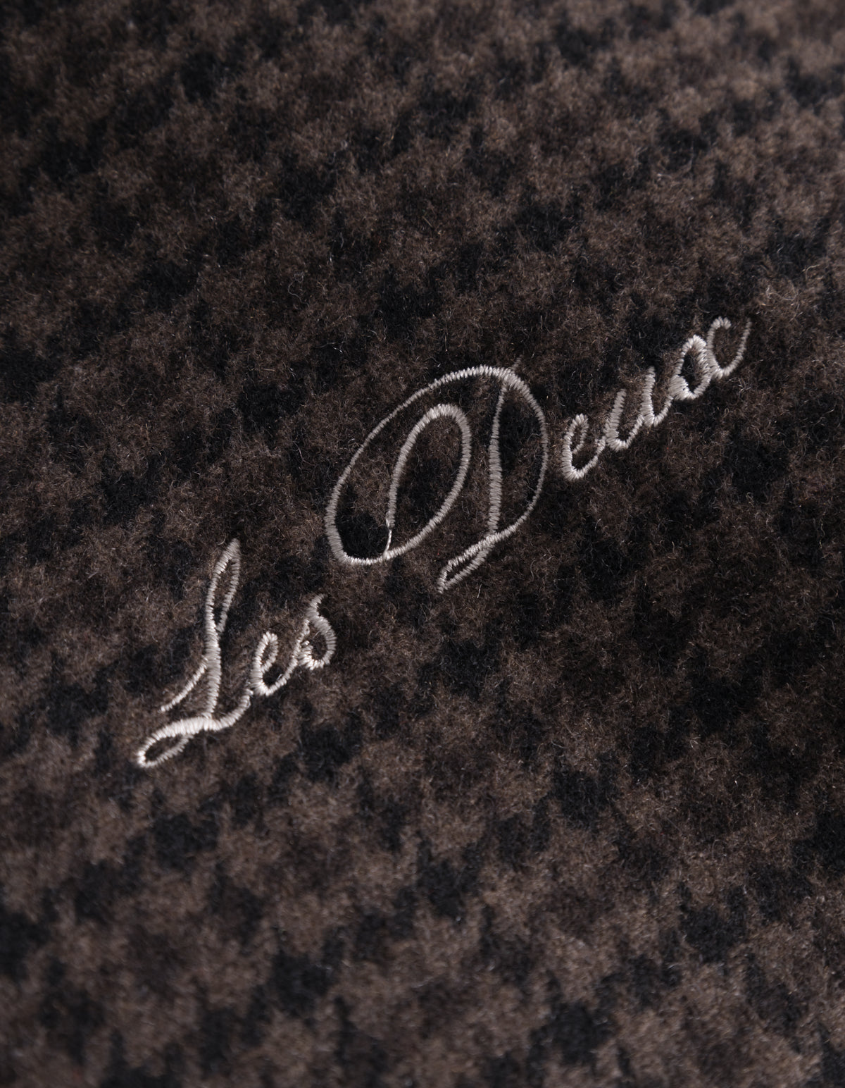 Les Deux Varsity Houndstooth Wool Jacket