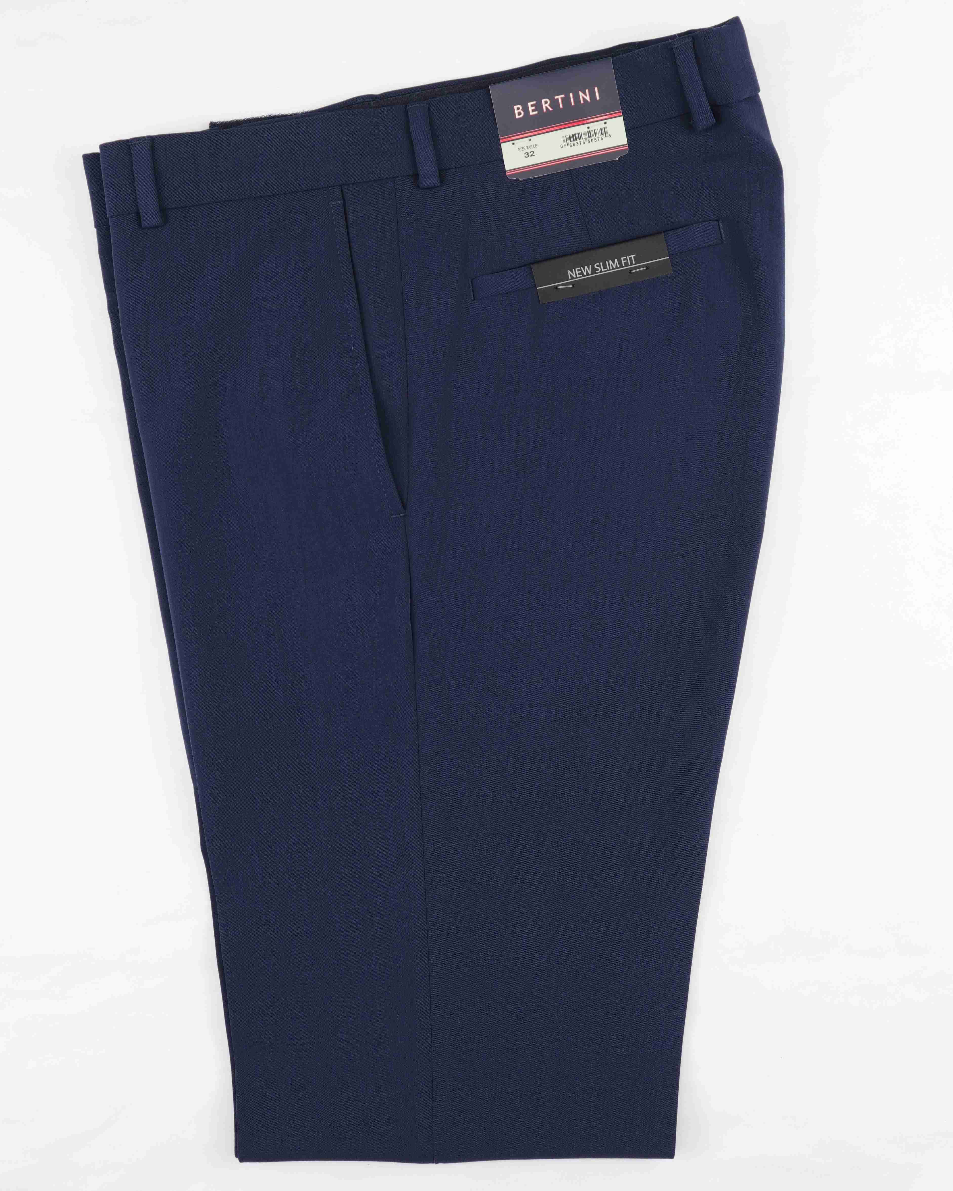 Fine Twill Bi-Stretch Trouser Navy/Marine