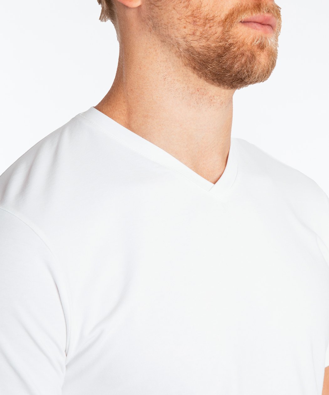 Go-To V Tee White