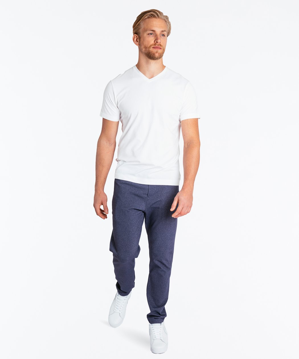 Go-To V Tee White