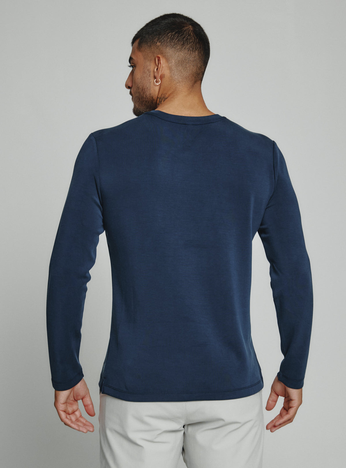 Rev Long Sleeve Modal Tee Navy