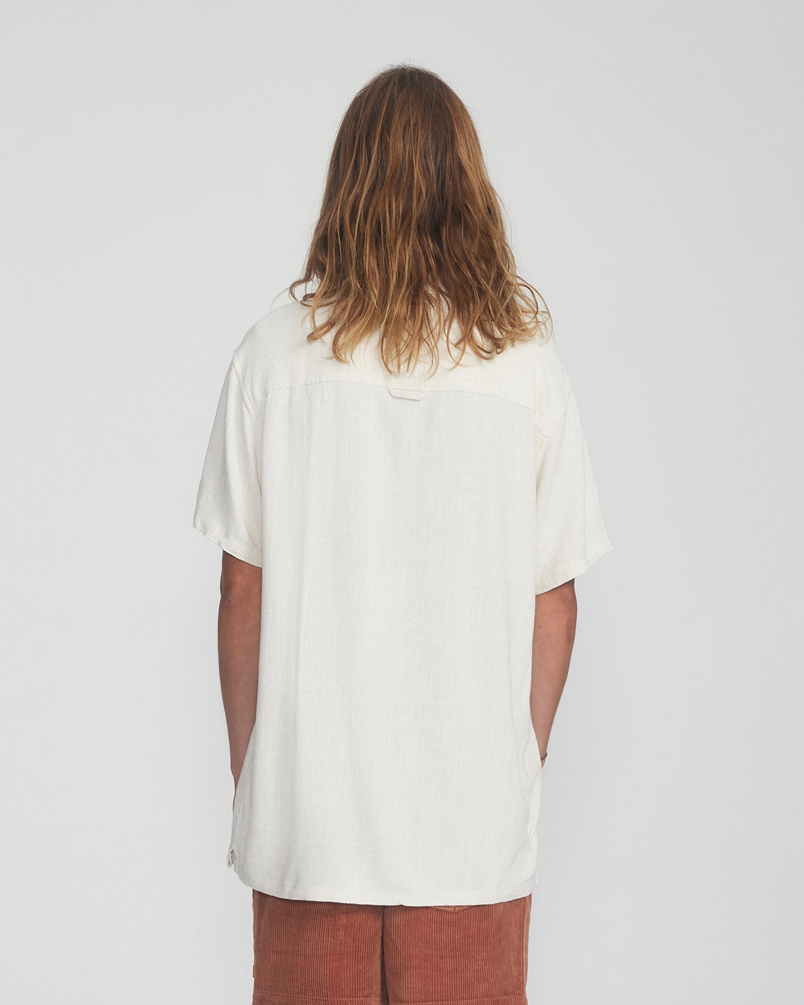 Ernie Short Sleeve Resort Shirt Oatmeal