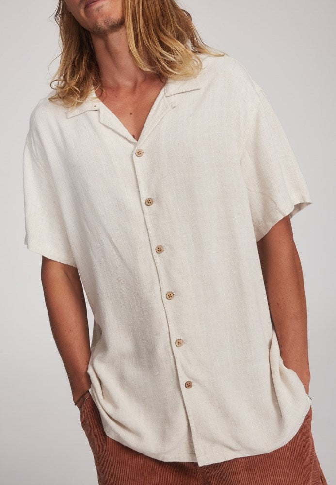 Ernie Short Sleeve Resort Shirt Oatmeal