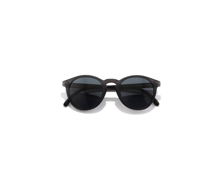 NEW SUNSKI women\'s dipsea round sunglasses in black slate Sunski Dipsea Sunglasses | Altitude Sports main image 3