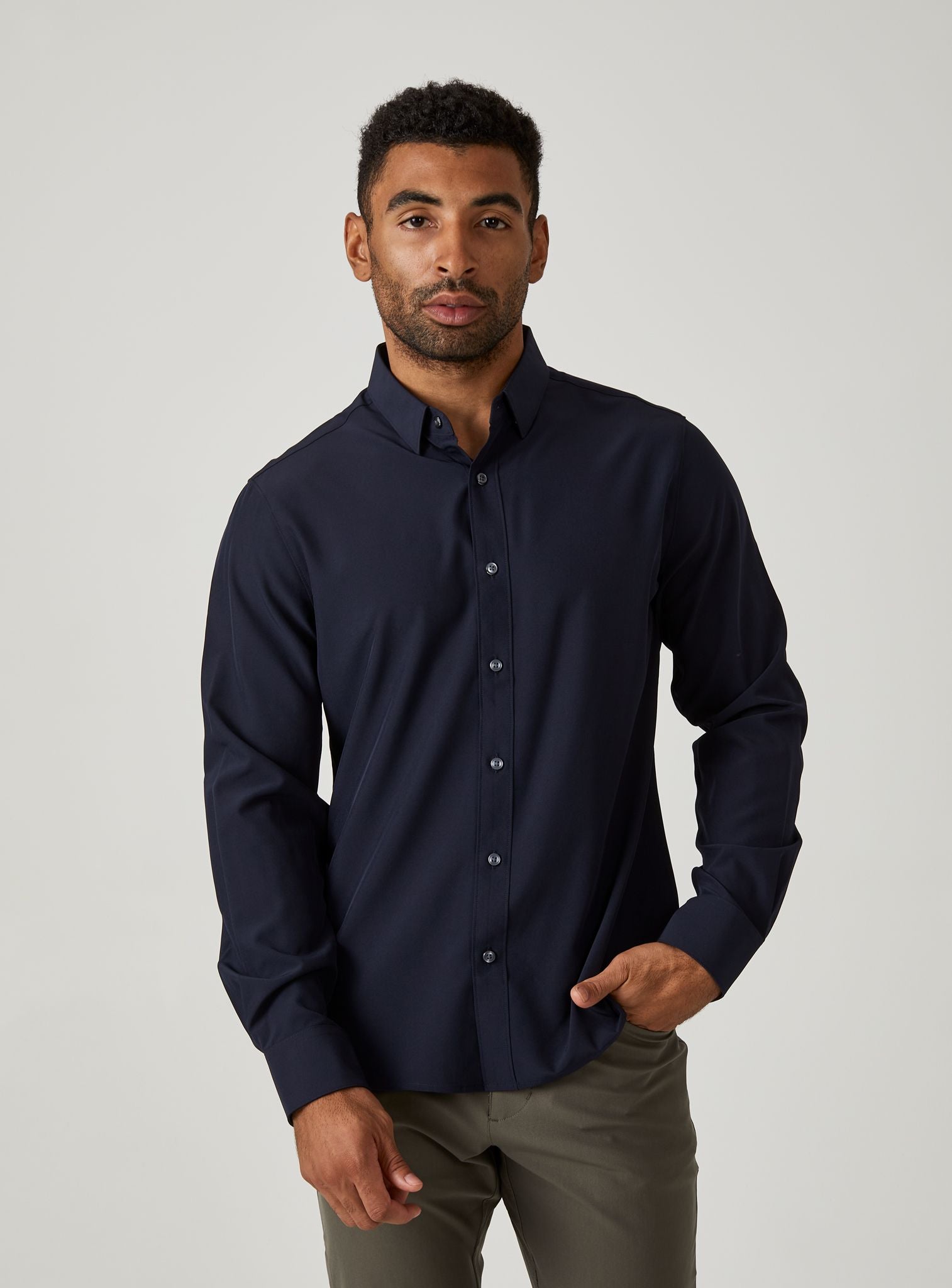Liberty Long Sleeve Shirt Navy