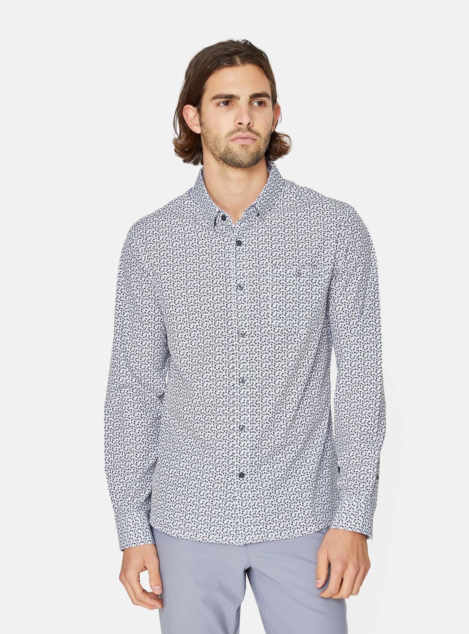 Sunday Best Long Sleeve Shirt White
