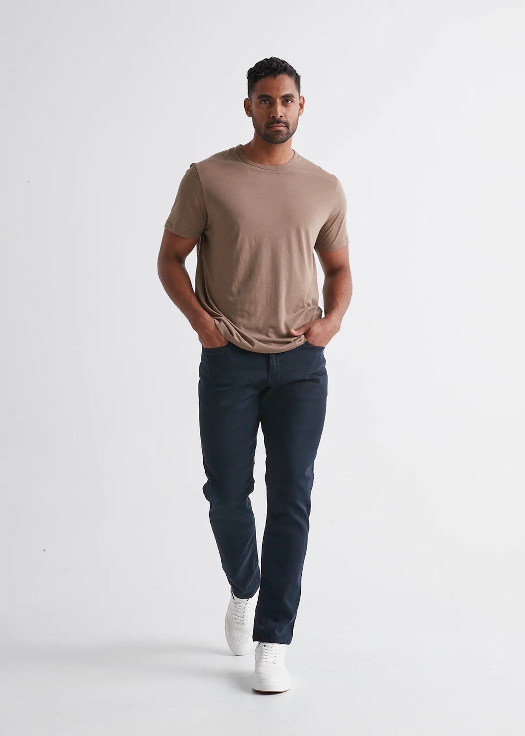 DUER No Sweat Pant Relaxed Taper - Gull