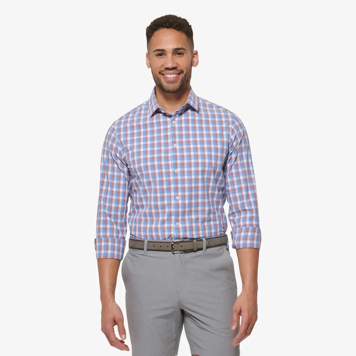 Leeward Long Sleeve Shirt - Provence Multi Plaid Provence Multi Plaid