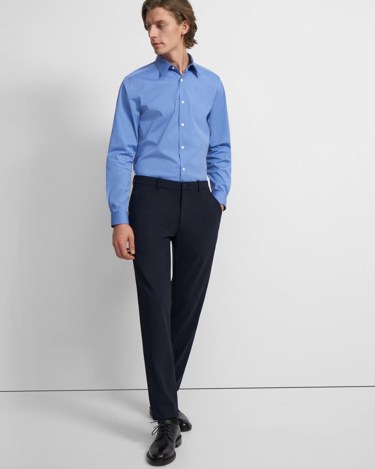 Zaine Pant in Precision Ponte Baltic