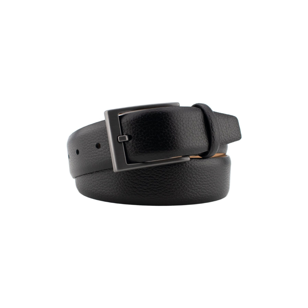 Full Grain Leather Dress Belt Black Black / 38 Full Grain Leather Dress Belt Black Black / 38