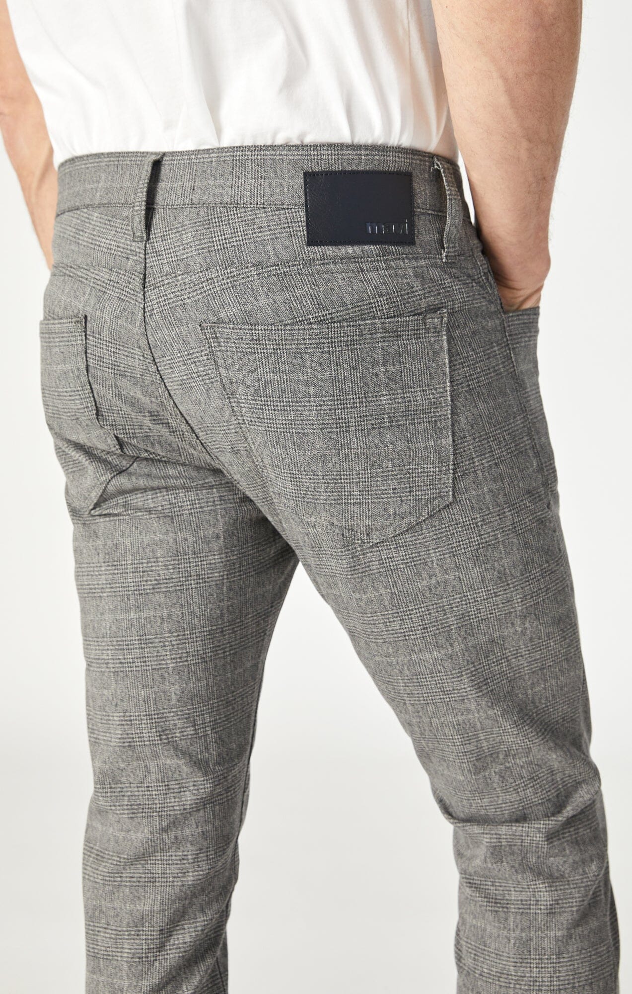 Jake Plaid Chino Light Grey