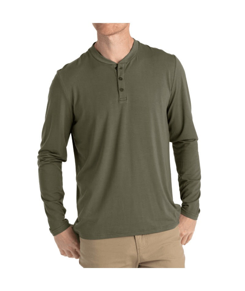 Bamboo Flex Long Sleeve Henley