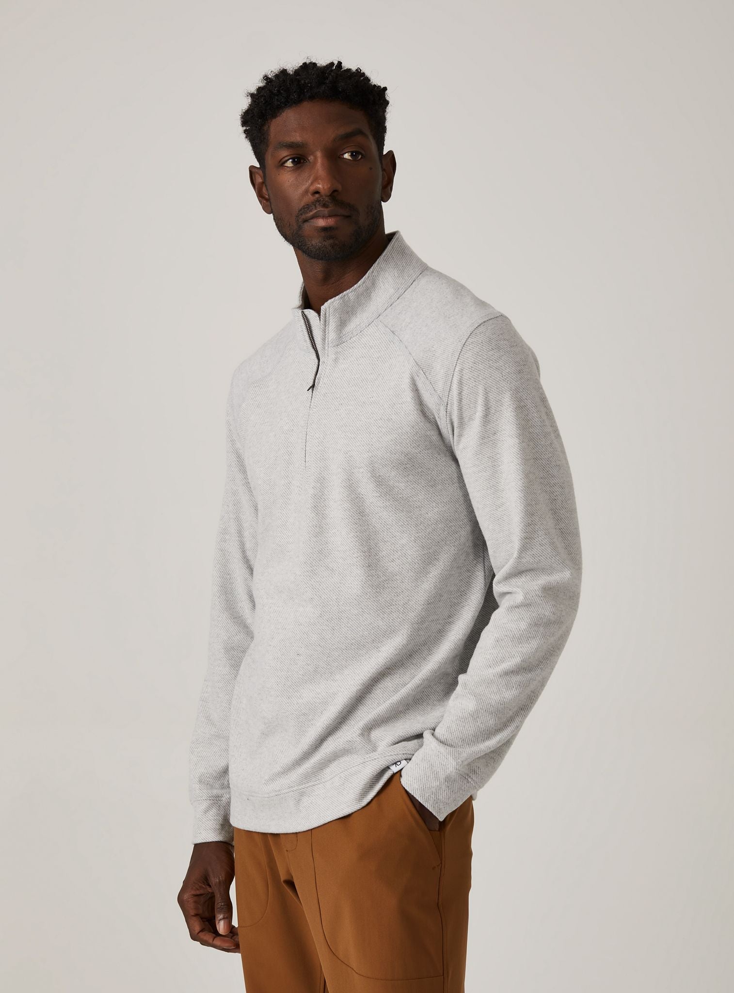Generation Quarter Zip Pullover Ecru