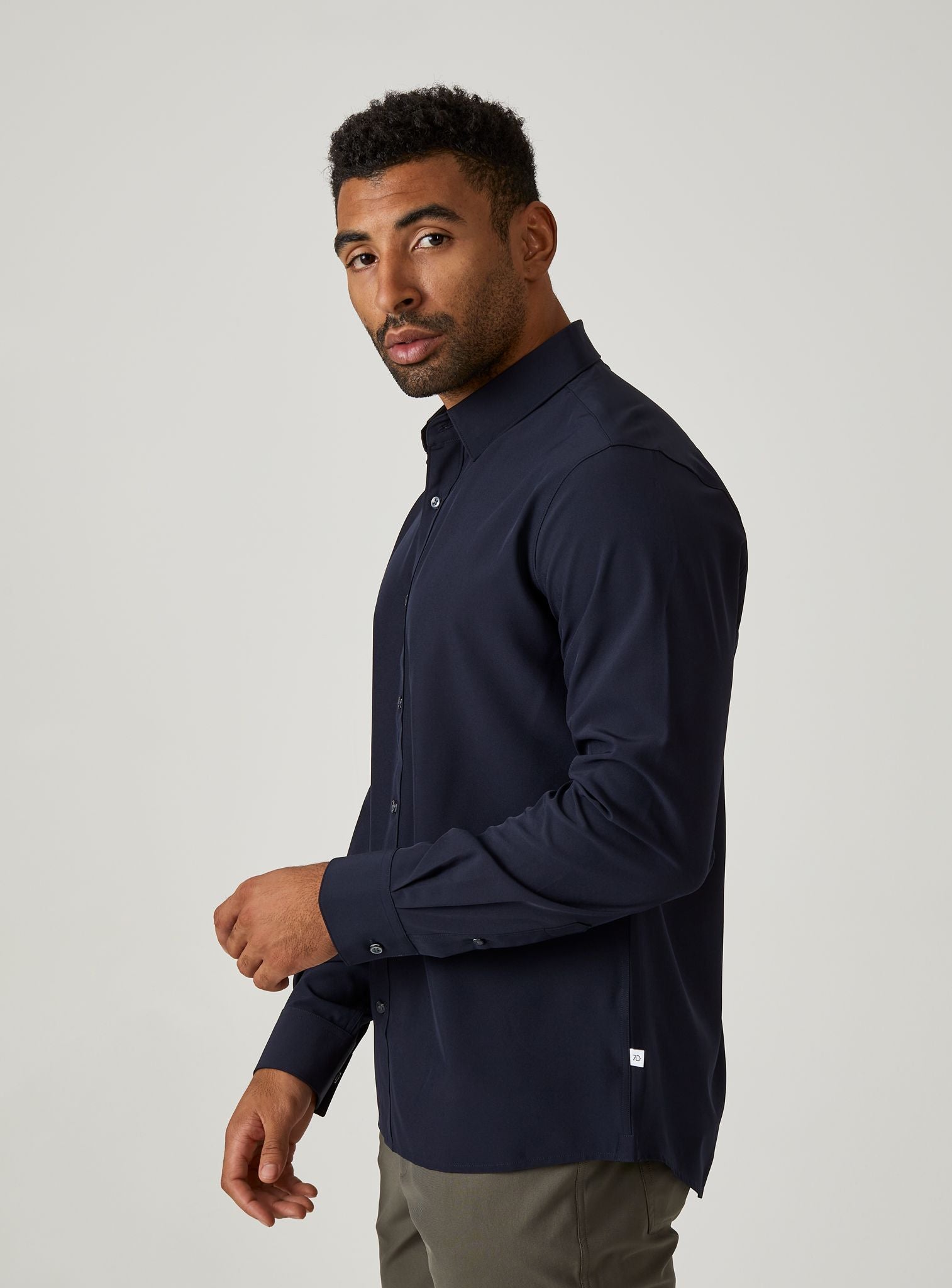 Liberty Long Sleeve Shirt Navy