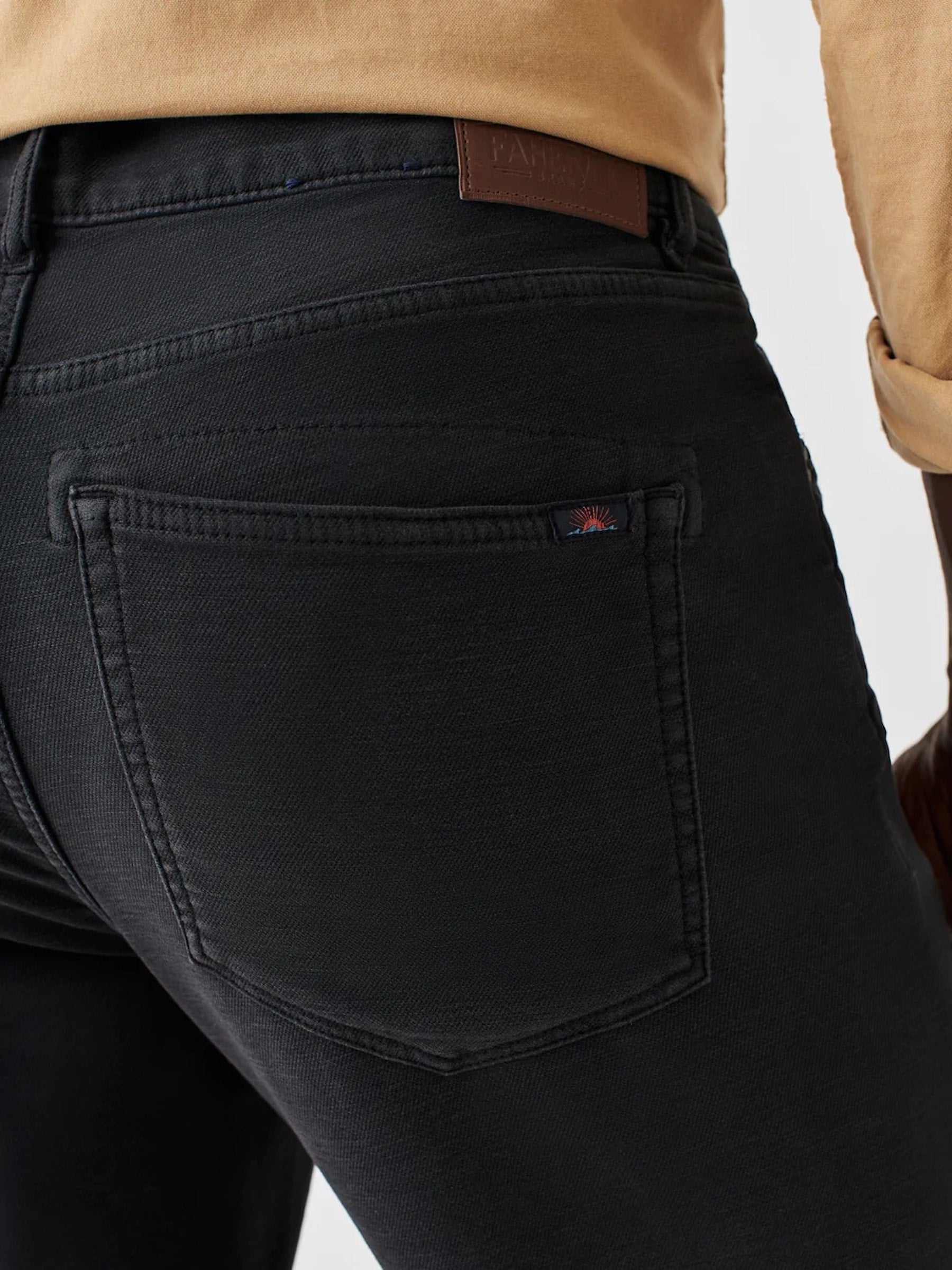 Stretch Terry 5 Pocket Onyx Black