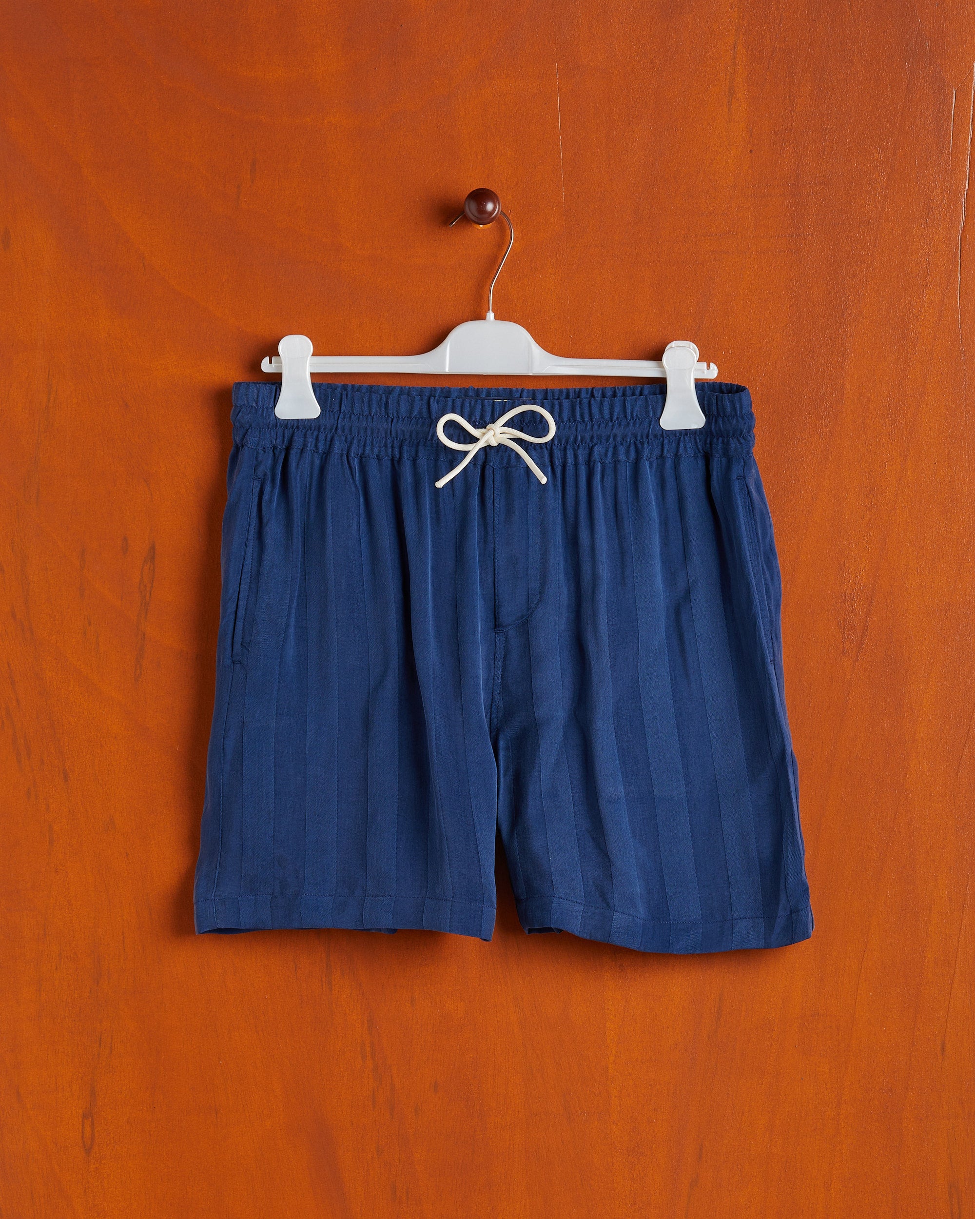 Cupro Stripe Shorts