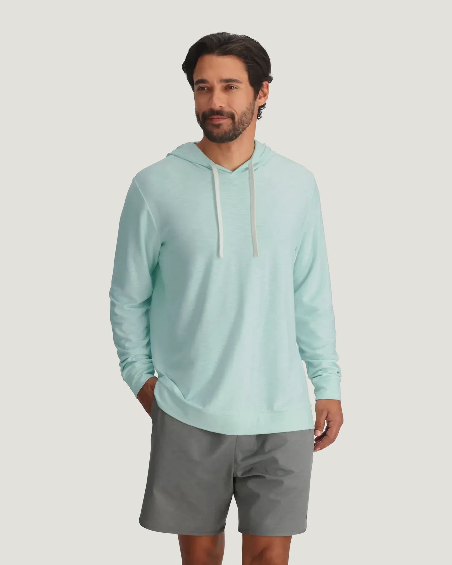 Bamboo Slub Hoodie II Tropic Sea